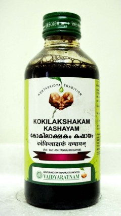 Vaidyaratnam Ayurvedic, Kokilakshakam Kashayam, 200 ml